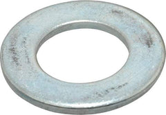 Value Collection - M30 Screw, Steel Standard Flat Washer - 31mm ID x 56mm OD, 4mm Thick, Zinc-Plated Finish - A1 Tooling