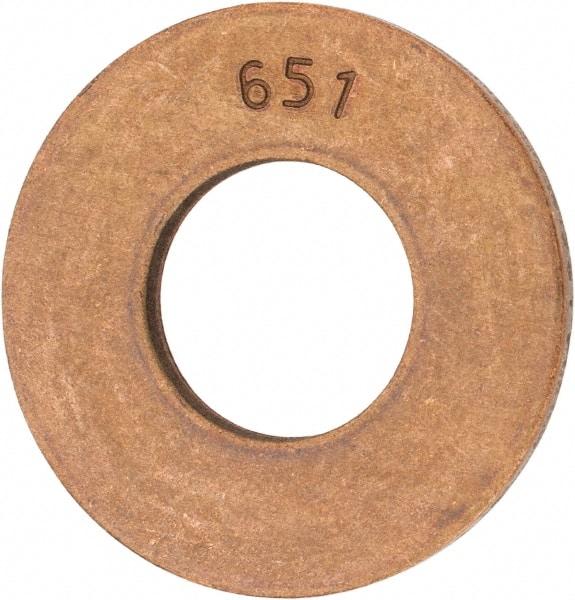 Value Collection - 5/8" Screw, Silicon Bronze Standard Flat Washer - 0.656" ID x 1-1/2" OD, 0.102" Thick - A1 Tooling