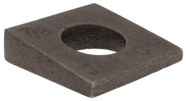 Value Collection - 7/8" Bolt, Iron Beveled Square Washer - 15/16" ID, 9/16 Minimum Thickness - A1 Tooling