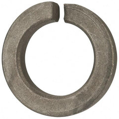 Value Collection - 1-1/2", 1.504" ID, 3/8" Thick Split Lock Washer - Steel, Zinc-Plated Finish, 1.504" Min ID, 1.534" Max ID, 2.419" Min OD, 2.43" Max OD - A1 Tooling