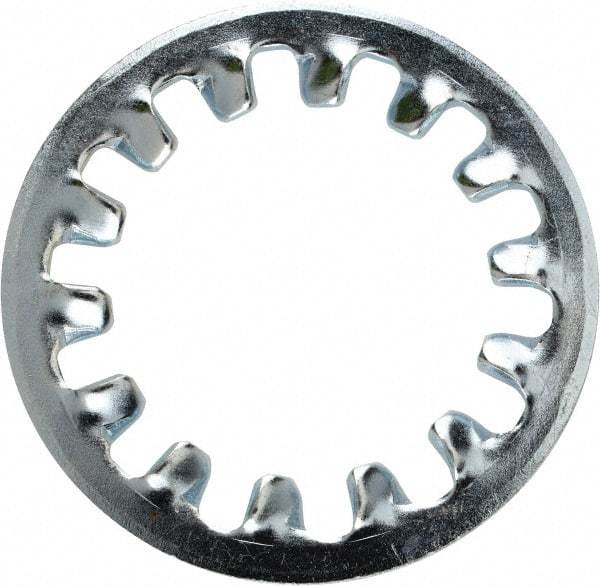 Value Collection - 1 Screw, 1.06" ID, Steel Internal Tooth Lock Washer - 1.637" OD, Zinc-Plated, Grade 2 - A1 Tooling