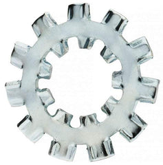 Value Collection - 1/2" Screw, 0.53" ID, Steel Internal Tooth & External Tooth Lock Washer - 1.26" OD, Zinc-Plated, Grade 2 - A1 Tooling