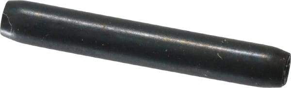 Made in USA - 1/16" Diam x 7/16" Long Coiled Spring Pin - Grade 1070-1090 Alloy Steel, Black Oxide Finish - A1 Tooling