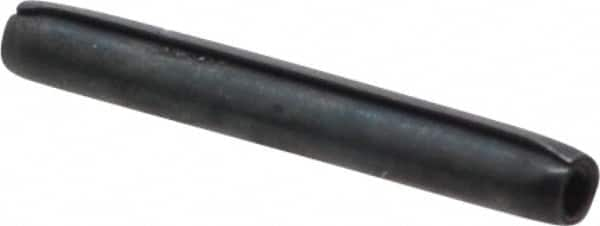 Made in USA - 1/16" Diam x 1/2" Long Coiled Spring Pin - Grade 1070-1090 Alloy Steel, Black Oxide Finish - A1 Tooling