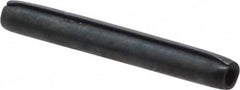 Made in USA - 1/16" Diam x 1/2" Long Coiled Spring Pin - Grade 1070-1090 Alloy Steel, Black Oxide Finish - A1 Tooling