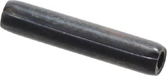 Made in USA - 3/32" Diam x 1/2" Long Coiled Spring Pin - Grade 1070-1090 Alloy Steel, Black Oxide Finish - A1 Tooling