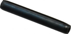 Made in USA - 3/32" Diam x 11/16" Long Coiled Spring Pin - Grade 1070-1090 Alloy Steel, Black Oxide Finish - A1 Tooling