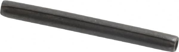 Made in USA - 3/32" Diam x 1" Long Coiled Spring Pin - Grade 1070-1090 Alloy Steel, Black Oxide Finish - A1 Tooling