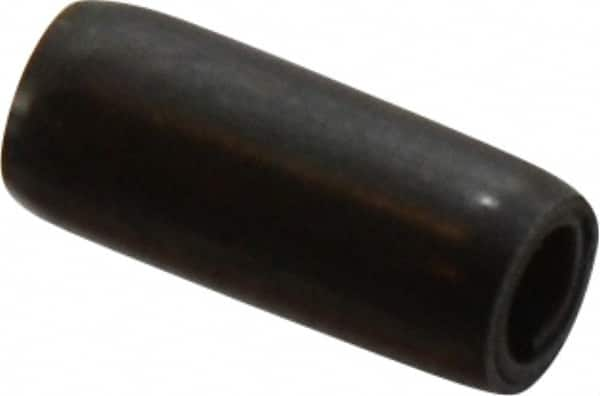 Made in USA - 1/8" Diam x 5/16" Long Coiled Spring Pin - Grade 1070-1090 Alloy Steel, Black Oxide Finish - A1 Tooling