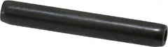 Made in USA - 1/8" Diam x 7/8" Long Coiled Spring Pin - Grade 1070-1090 Alloy Steel, Black Oxide Finish - A1 Tooling