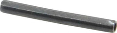 Made in USA - 1/8" Diam x 1-1/8" Long Coiled Spring Pin - Grade 1070-1090 Alloy Steel, Black Oxide Finish - A1 Tooling