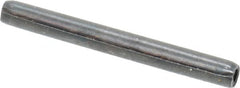 Made in USA - 1/8" Diam x 1-1/4" Long Coiled Spring Pin - Grade 1070-1090 Alloy Steel, Black Oxide Finish - A1 Tooling