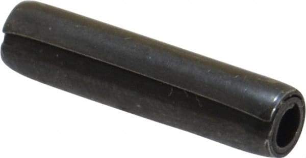 Made in USA - 5/32" Diam x 11/16" Long Coiled Spring Pin - Grade 1070-1090 Alloy Steel, Black Oxide Finish - A1 Tooling