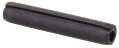 Made in USA - 5/32" Diam x 7/8" Long Coiled Spring Pin - Grade 1070-1090 Alloy Steel, Black Oxide Finish - A1 Tooling