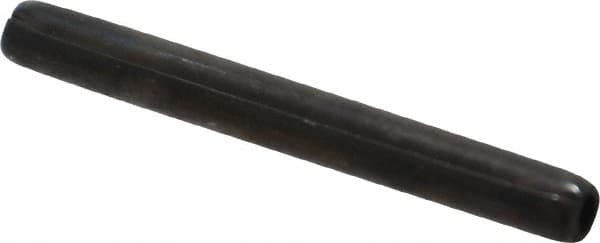 Made in USA - 5/32" Diam x 1-1/2" Long Coiled Spring Pin - Grade 1070-1090 Alloy Steel, Black Oxide Finish - A1 Tooling