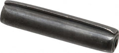 Made in USA - 3/16" Diam x 7/8" Long Coiled Spring Pin - Grade 1070-1090 Alloy Steel, Black Oxide Finish - A1 Tooling