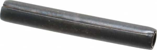 Made in USA - 1/4" Diam x 1-3/4" Long Coiled Spring Pin - Grade 1070-1090 Alloy Steel, Black Oxide Finish - A1 Tooling