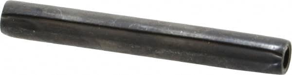 Made in USA - 1/4" Diam x 2" Long Coiled Spring Pin - Grade 1070-1090 Alloy Steel, Black Oxide Finish - A1 Tooling