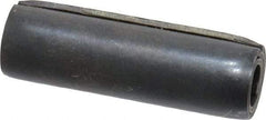 Made in USA - 5/16" Diam x 1" Long Coiled Spring Pin - Grade 1070-1090 Alloy Steel, Black Oxide Finish - A1 Tooling