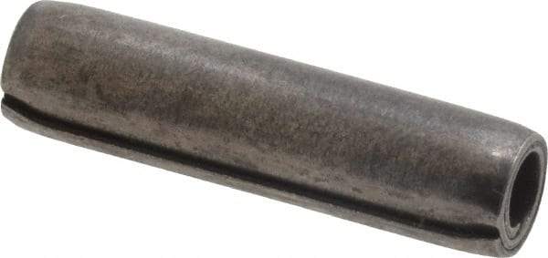 Made in USA - 5/16" Diam x 1-1/4" Long Coiled Spring Pin - Grade 1070-1090 Alloy Steel, Black Oxide Finish - A1 Tooling