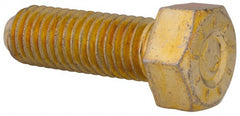 Hex Head Cap Screw: 1/2-13 x 1-1/2″, Grade L9 Steel, Zinc Yellow Dichromate Finish Fully Threaded