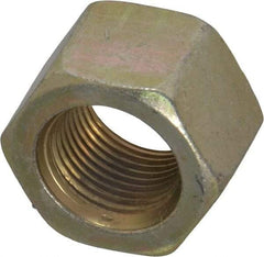 Value Collection - 3/4-16 UNF Steel Right Hand Hex Nut - 1-1/8" Across Flats, 41/64" High, Zinc Yellow Dichromate Cad & Waxed Finish - A1 Tooling