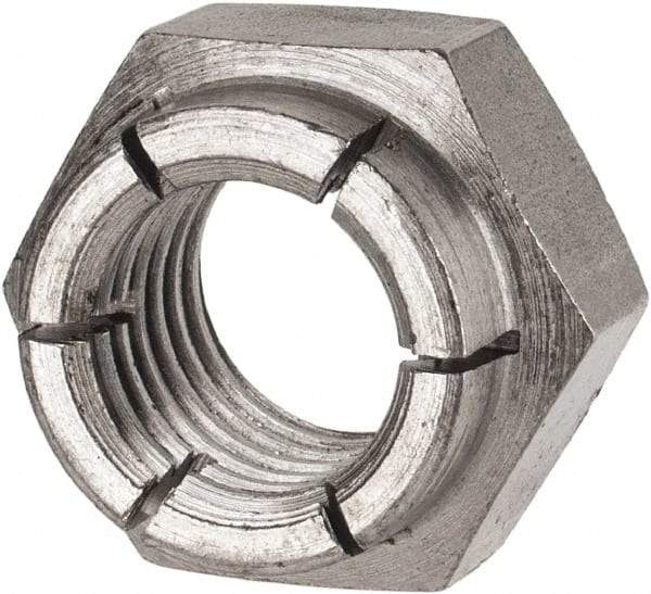 Flex-Loc - 3/4-10 UNC Grade 2 Heavy Hex Lock Nut with Expanding Flex Top - Uncoated, Meets Military Specifications - A1 Tooling