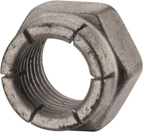 Flex-Loc - 7/16-20 UNJF Grade 2 Hex Lock Nut with Expanding Flex Top - Cadmium-Plated Finish, Meets Military Specifications - A1 Tooling