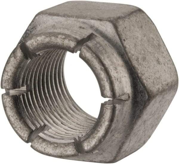 Flex-Loc - 5/8-18 UNJF Grade 2 Hex Lock Nut with Expanding Flex Top - 15/16" Width Across Flats, Cadmium-Plated Finish, Meets Military Specifications - A1 Tooling