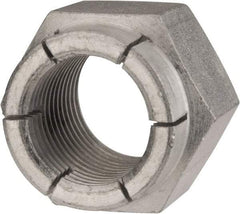 Flex-Loc - 1-12 UNF Grade 2 Hex Lock Nut with Expanding Flex Top - 1-7/16" Width Across Flats, Cadmium-Plated Finish - A1 Tooling