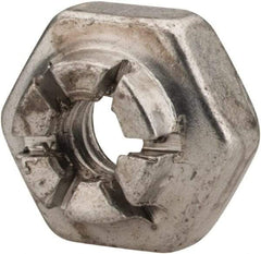 Flex-Loc - #4-40 UNJC Grade 2 Hex Lock Nut with Expanding Flex Top - Cadmium-Plated Finish, Meets Military Specifications - A1 Tooling