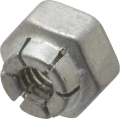 Flex-Loc - #8-32 UNJC Grade 2 Hex Lock Nut with Expanding Flex Top - Cadmium-Plated Finish, Meets Military Specifications - A1 Tooling