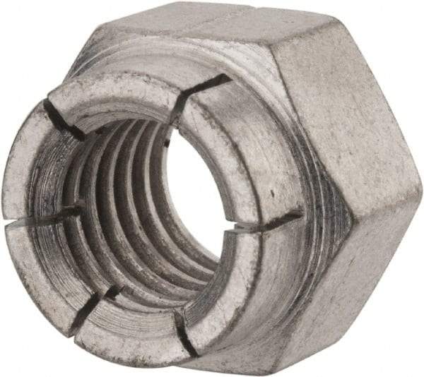 Flex-Loc - 1/2-13 UNC Grade 2 Hex Lock Nut with Expanding Flex Top - Cadmium-Plated Finish, Meets Military Specifications - A1 Tooling