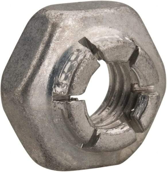 Flex-Loc - #10-32 UNJF Grade 2 Hex Lock Nut with Expanding Flex Top - 3/16" High, Cadmium-Plated Finish, Meets Military Specifications - A1 Tooling