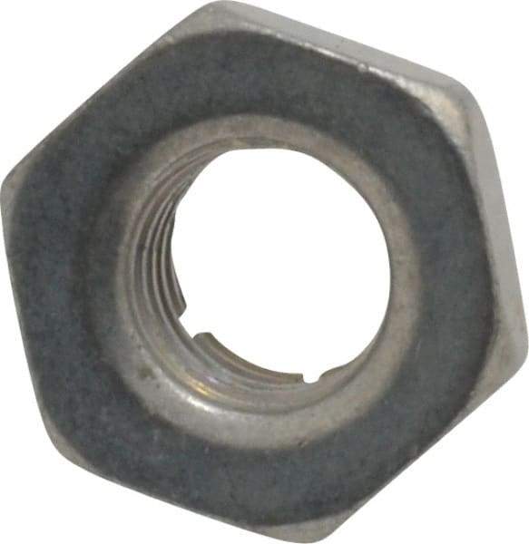 Flex-Loc - 1/4-28 UNJF Grade 2 Hex Lock Nut with Expanding Flex Top - 7/32" High, Cadmium-Plated Finish, Meets Military Specifications - A1 Tooling