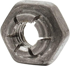 Flex-Loc - #10-24 UNJC Grade 2 Hex Lock Nut with Expanding Flex Top - 3/16" High, Cadmium-Plated Finish, Meets Military Specifications - A1 Tooling