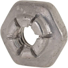 Flex-Loc - #6-32 UNJC Grade 2 Hex Lock Nut with Expanding Flex Top - 5/16" Width Across Flats, 9/64" High, Cadmium-Plated Finish, Meets Military Specifications - A1 Tooling