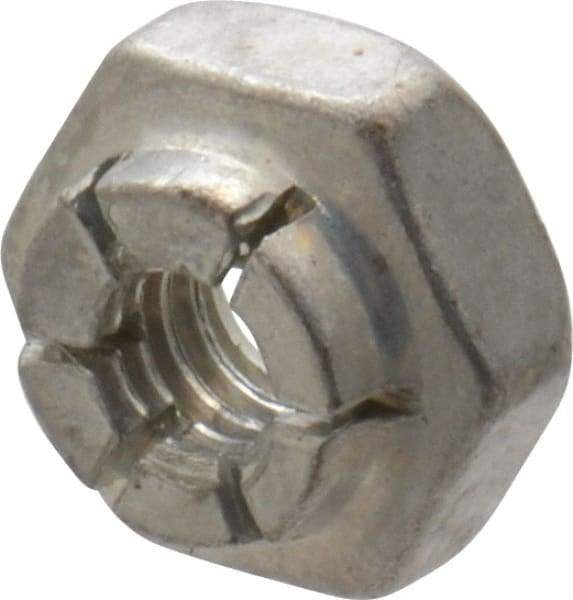 Flex-Loc - #8-32 UNJC Grade 2 Hex Lock Nut with Expanding Flex Top - 3/16" High, Cadmium-Plated Finish, Meets Military Specifications - A1 Tooling