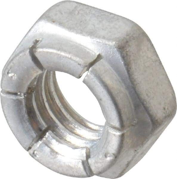 Flex-Loc - 3/8-16 UNC Grade 2 Hex Lock Nut with Expanding Flex Top - 9/32" High, Cadmium-Plated Finish, Meets Military Specifications - A1 Tooling