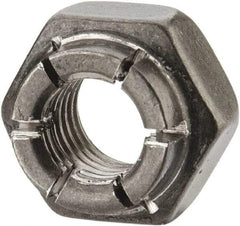 Flex-Loc - 1/4-28 UNJF 18-8 Hex Lock Nut with Expanding Flex Top - Uncoated, Meets Military Specifications - A1 Tooling