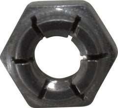 Flex-Loc - 1/4-20 UNC 18-8 Hex Lock Nut with Expanding Flex Top - 19/64" High, Uncoated, Meets Military Specifications - A1 Tooling