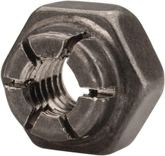 Flex-Loc - #8-32 UNJC 18-8 Hex Lock Nut with Expanding Flex Top - Uncoated, Meets Military Specifications - A1 Tooling