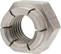 Flex-Loc - 1/2-13 UNC 18-8 Hex Lock Nut with Expanding Flex Top - Uncoated, Meets Military Specifications - A1 Tooling