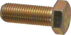 Value Collection - 3/8-24 UNF, 1" Length Under Head Hex Head Cap Screw - Fully Threaded, Grade 8 Alloy Steel, Zinc-Plated Finish, 9/16" Hex - A1 Tooling