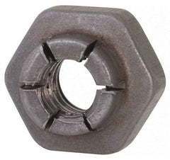 Flex-Loc - #10-24 UNJC Grade 2 Hex Lock Nut with Expanding Flex Top - Uncoated, Meets Military Specifications - A1 Tooling