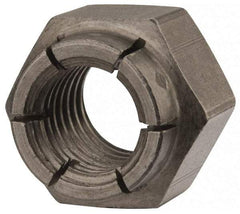 Flex-Loc - 5/8-11 UNC Grade 2 Hex Lock Nut with Expanding Flex Top - 15/16" Width Across Flats, Uncoated, Meets Military Specifications - A1 Tooling