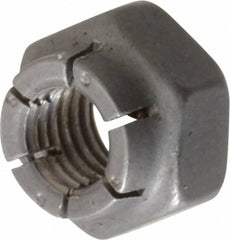 Flex-Loc - 1/4-28 UNJF Grade 2 Hex Lock Nut with Expanding Flex Top - Uncoated, Meets Military Specifications - A1 Tooling