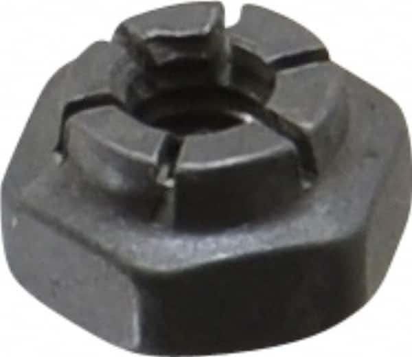 Flex-Loc - #8-32 UNJC Grade 2 Hex Lock Nut with Expanding Flex Top - 3/16" High, Uncoated, Meets Military Specifications - A1 Tooling