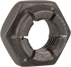 Flex-Loc - 1/4-28 UNJF Grade 2 Hex Lock Nut with Expanding Flex Top - 7/32" High, Uncoated, Meets Military Specifications - A1 Tooling