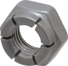 Flex-Loc - 5/16-24 UNF Grade 2 Hex Lock Nut with Expanding Flex Top - 1/2" Width Across Flats, 17/64" High, Uncoated - A1 Tooling